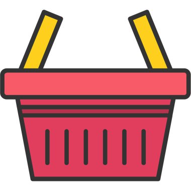 Sepet Simgesi vektör illüstrasyonu