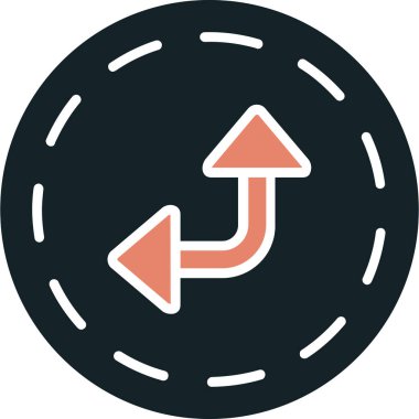 ok simgesi, vektör illüstrasyonu