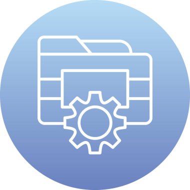 Modern simgenin vektör illüstrasyonu