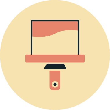 Modern b. düz vektör illüstrasyonunun vektör simgesi