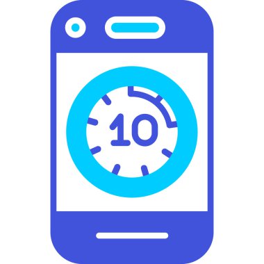 akıllı saat simge vektör illüstrasyonu