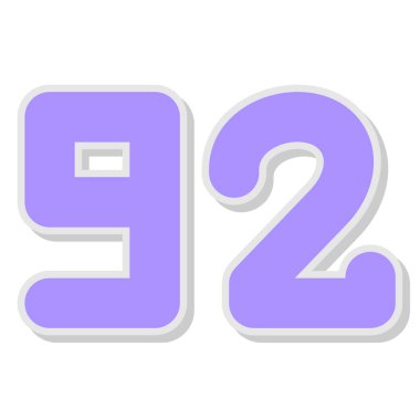 8 numaralı işaret tasarım şablonu