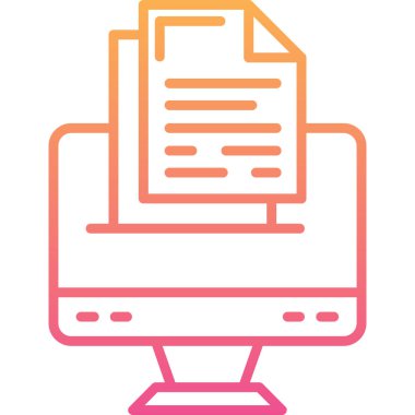 dosya simgesi, vektör illüstrasyonu