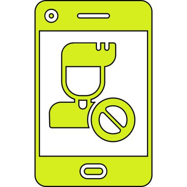 anahtar ve asma kilit vektör çizim tasarımı olan cep telefonu