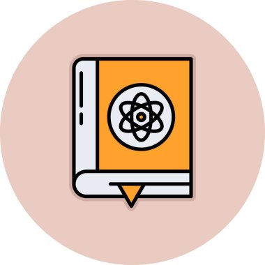 Kitap. Web simgesi basit illüstrasyon