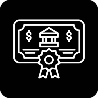 Para simgesi, basit tarzı