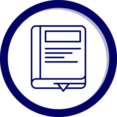 Belge simgesinin vektör illüstrasyonu