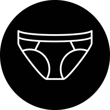 iç çamaşırı ikonu vektör illüstrasyonu