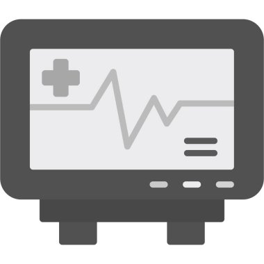 Tıbbi bakım. Web simgesi basit illüstrasyon