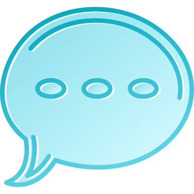 sohbet simgesi ile konuşma balonu