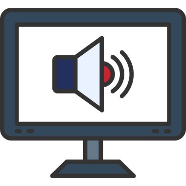 Video seslenmek kutsal kişilerin resmi, vektör çizim