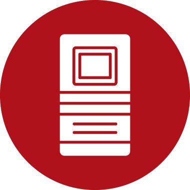 Belge simgesinin vektör illüstrasyonu