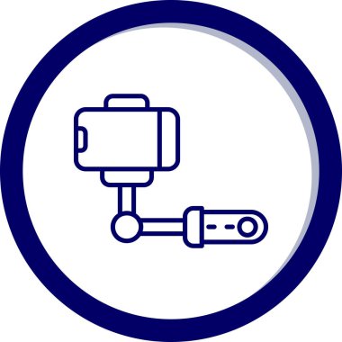 cctv simgesinin vektör illüstrasyonu