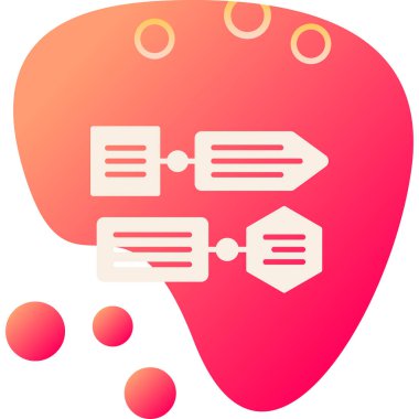 Beyin. Web simgesi basit illüstrasyon