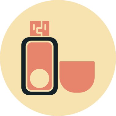 Kahve. Web simgesi basit illüstrasyon