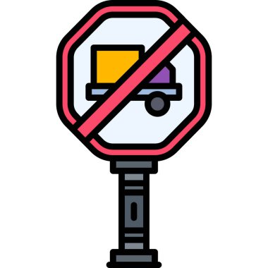 dur işareti vektör illüstrasyonu