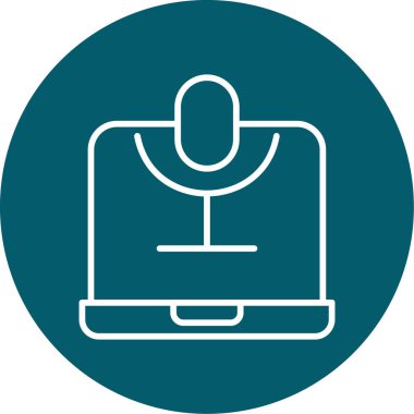 bilgisayar vektör simgesi modern illüstrasyon