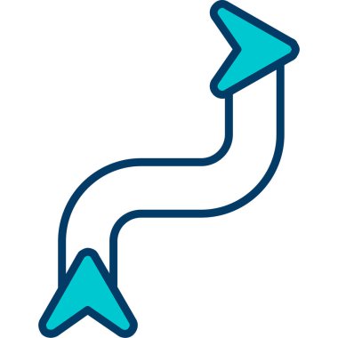 Ok. Web simgesi basit illüstrasyon