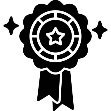 ödül madalyası ikonu ana hatlarıyla