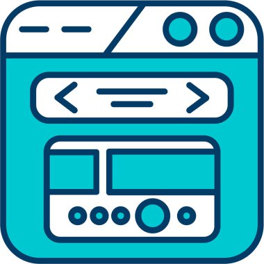 Seo simgesinin vektör illüstrasyonu