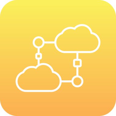 Bulut hesaplama. Web simgesi