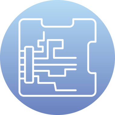 seo modern simgesinin vektör illüstrasyonu