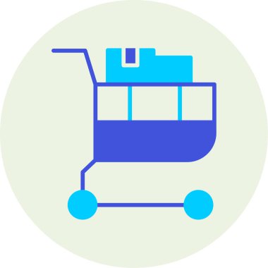 Tramvay. Web simgesi basit illüstrasyon