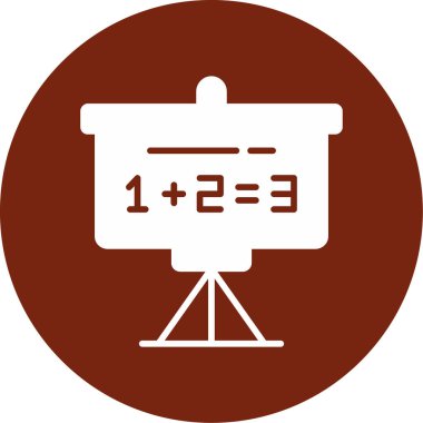 Tahta. Web simgesi basit illüstrasyon