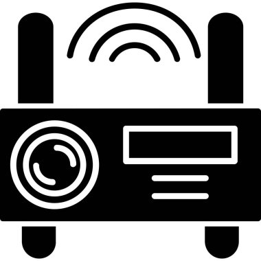 radyo simgesi vektör illüstrasyonu