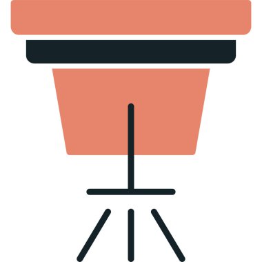 tablo simgesi vektör illüstrasyonu