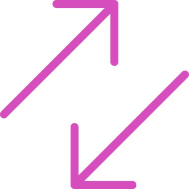 yön ok kontur simgesi ana hat biçiminde