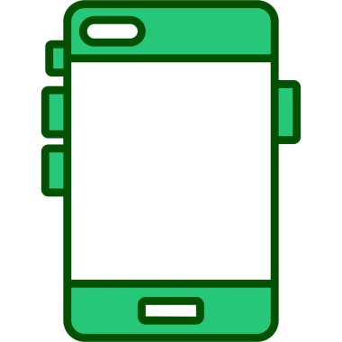 akıllı telefon simgesi vektör illüstrasyonu