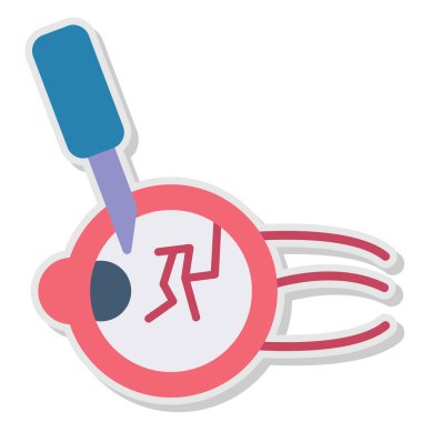 Şirin bir çizgi film karakterinin vektör çizimi