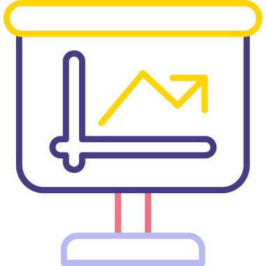 reklam simgesi modern vektör illüstrasyonu