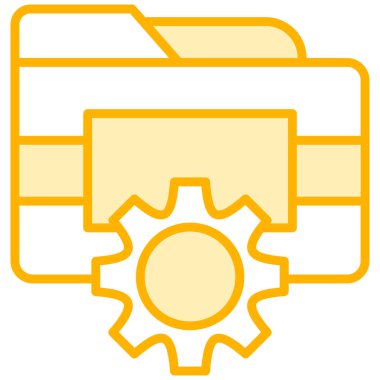 Ayarlar. Web simgesi basit illüstrasyon