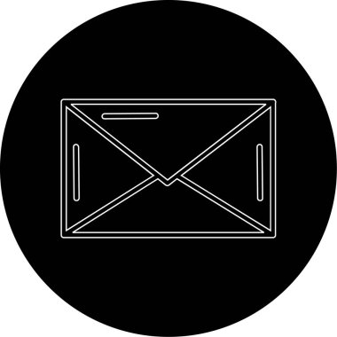 Zarf harf vektör simgesi