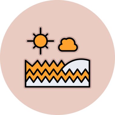 hava simgesi vektör illüstrasyonu