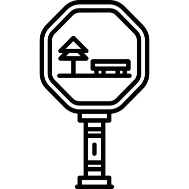 Yol trafik işareti simgesi. web tasarımı için trafik işareti vektör çizelgesi