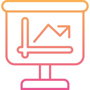 İş. Web simgesi basit illüstrasyon