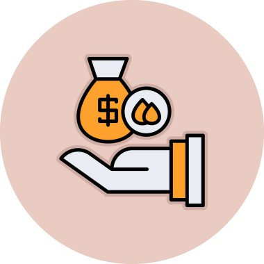 Para çantalı para.