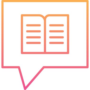 konuşma simgesi vektör illüstrasyonu