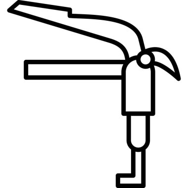 elektrik direği simgesi, satır biçimi