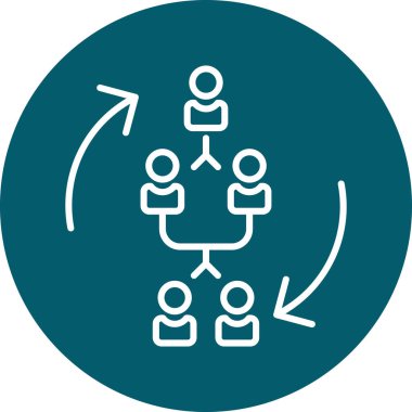 seo modern simgesinin vektör illüstrasyonu