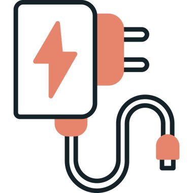 Fiş. Web simgesi basit illüstrasyon