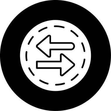 ok simgesi vektör illüstrasyonu