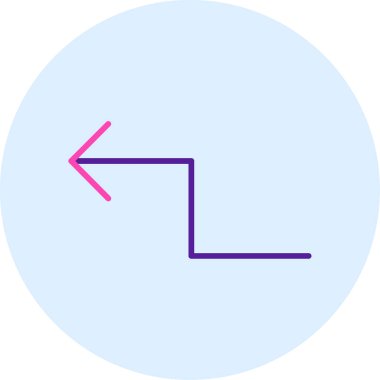 yön ikonu vektör illüstrasyonu