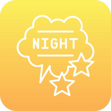 Bir biçim ve yıldızda parlayan vektör simgesi