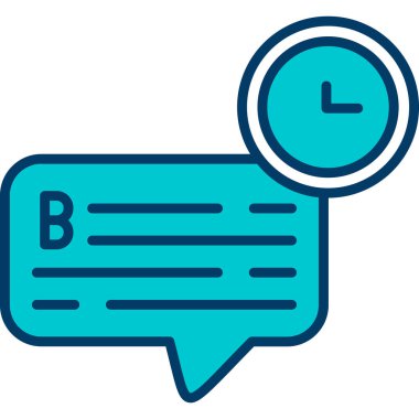 Konuş. Web simgesi basit illüstrasyon