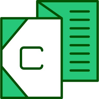 dosya biçimi simgesi, vektör illüstrasyonu