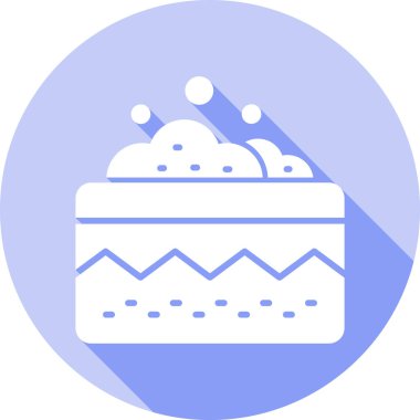 Kek simgesi, vektör illüstrasyonu